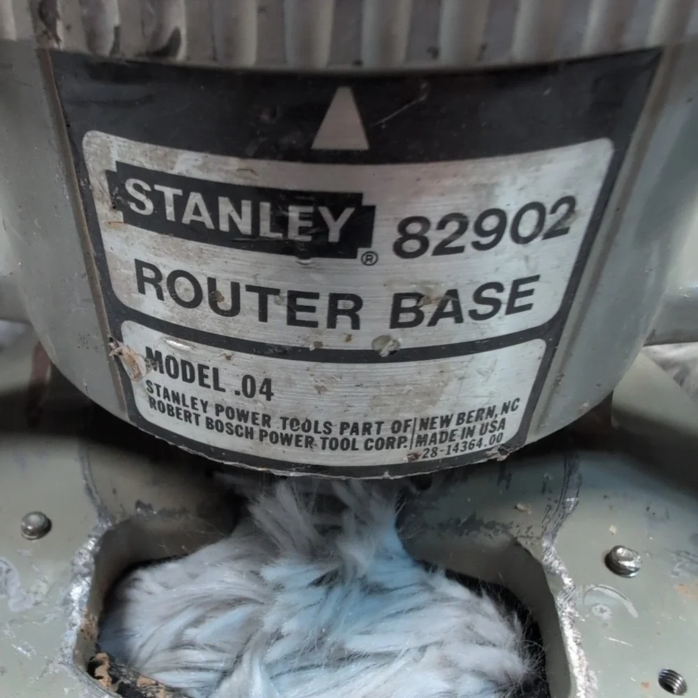 Vintage Stanley Router #.04 90150M Industrial Tool 1/4 Motor 82902 BASE Untested - Picture 2 of 11